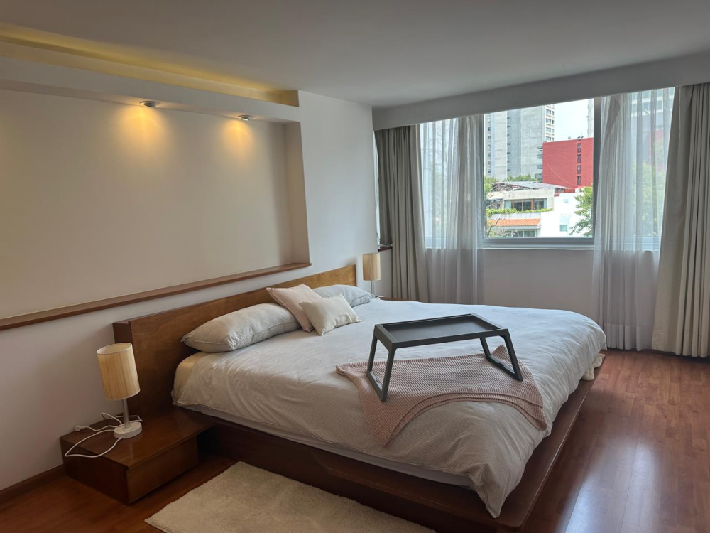 departamento amueblado y remodelado en campos elíseos, polanco.