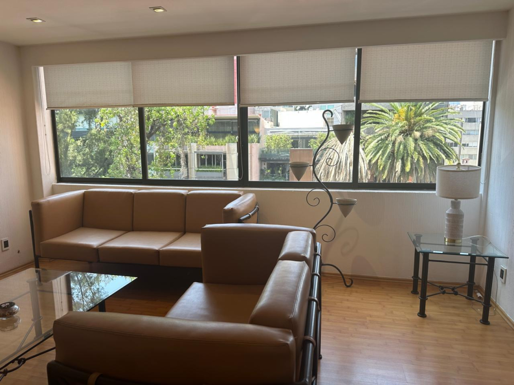 departamento amueblado en renta en schiller, polanco.