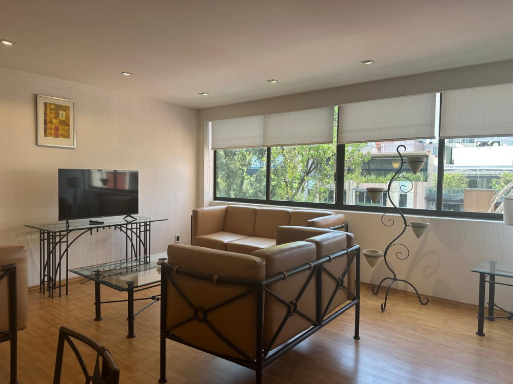 departamento amueblado en renta en schiller, polanco.