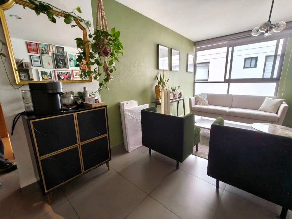 departamento con roof garden privado en quinto piso en col.san rafael