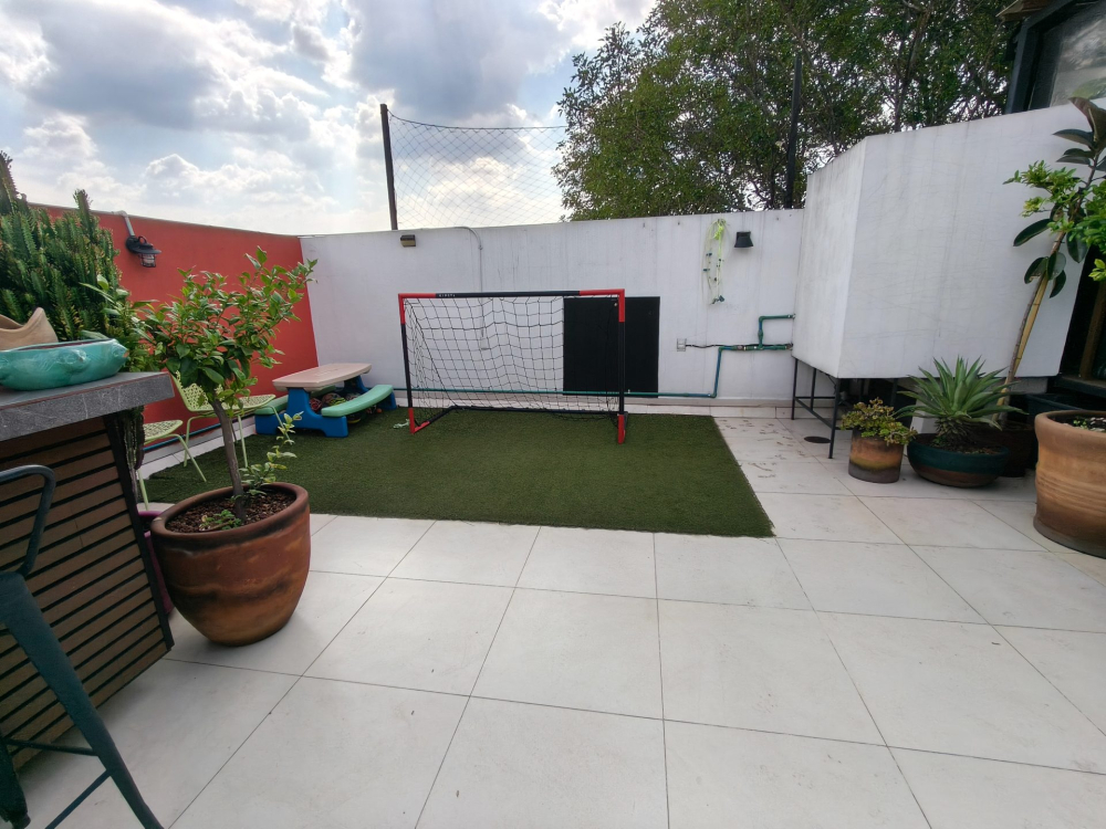 departamento con roof garden privado en quinto piso en col.san rafael