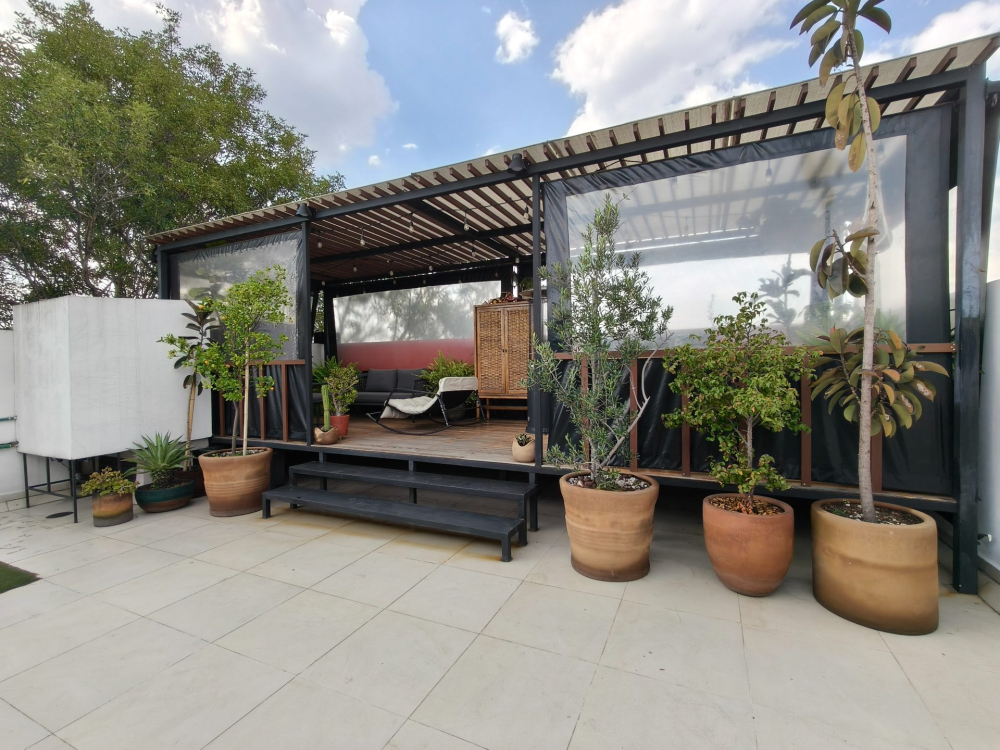departamento con roof garden privado en quinto piso en col.san rafael