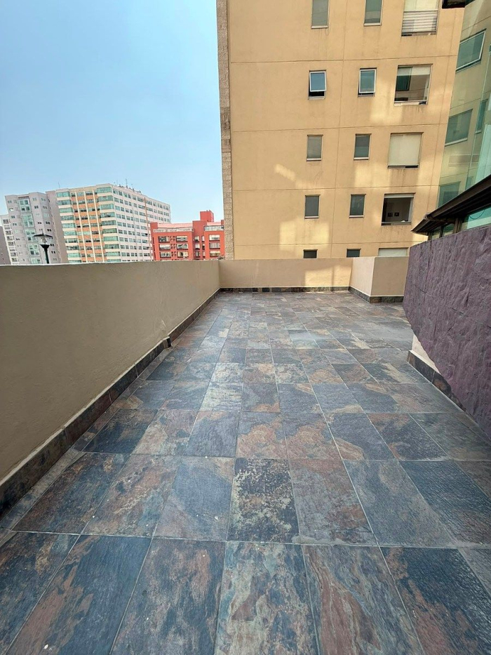 pent garden con terraza de 142 m2. en hacienda el ciervo, interlomas