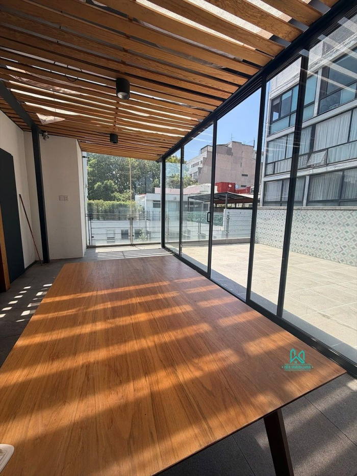 casa en condominio en venta con roof garden privado en san miguel chapultepec