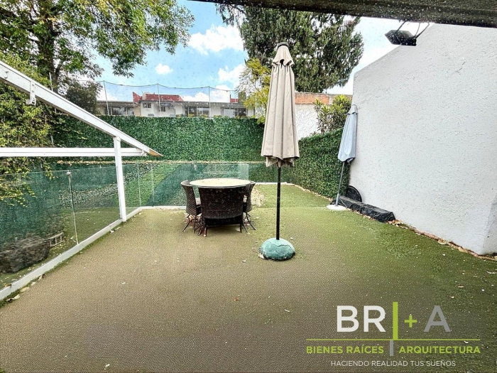 casa en venta lomas anáhuac con terraza y jardín