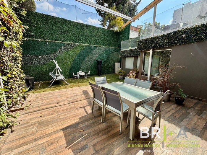 casa en venta lomas anáhuac con terraza y jardín