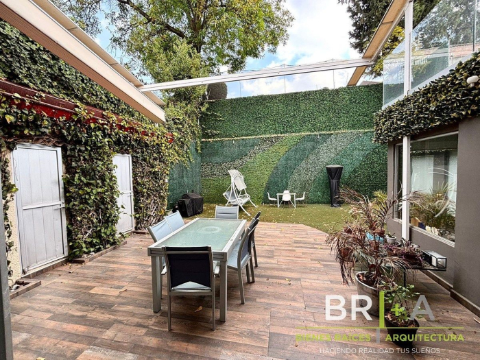 casa en venta lomas anáhuac con terraza y jardín