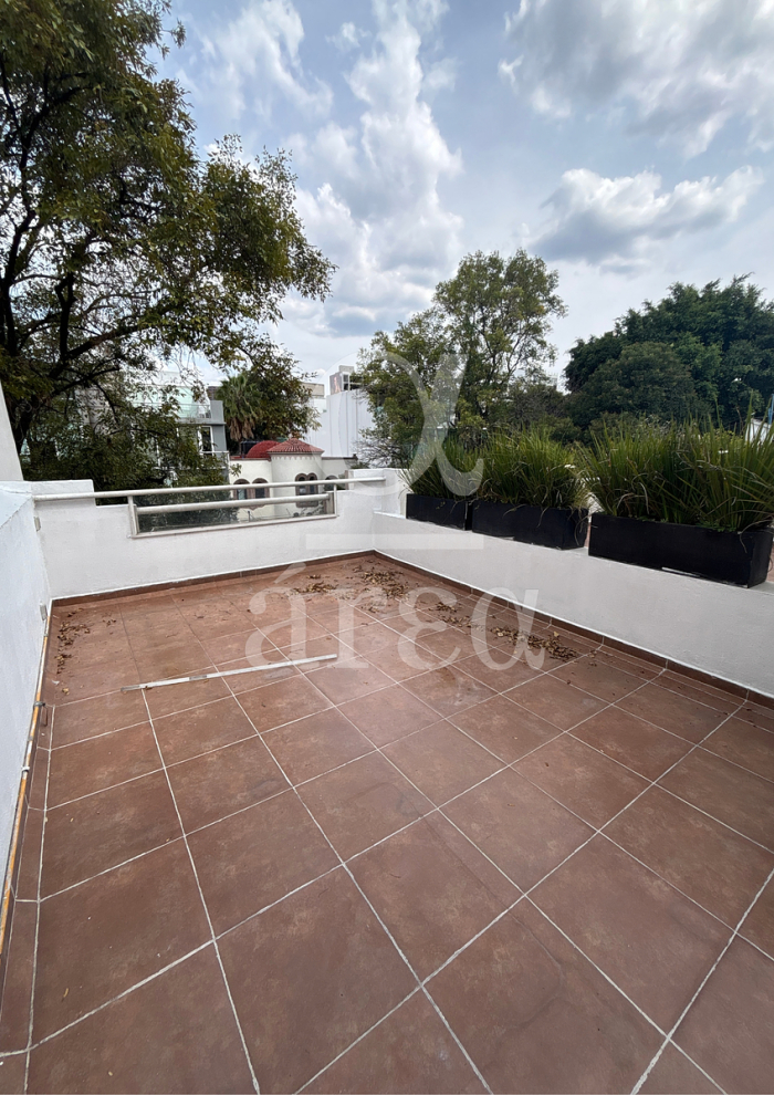 departamento en renta con 2 terrazas - polanco