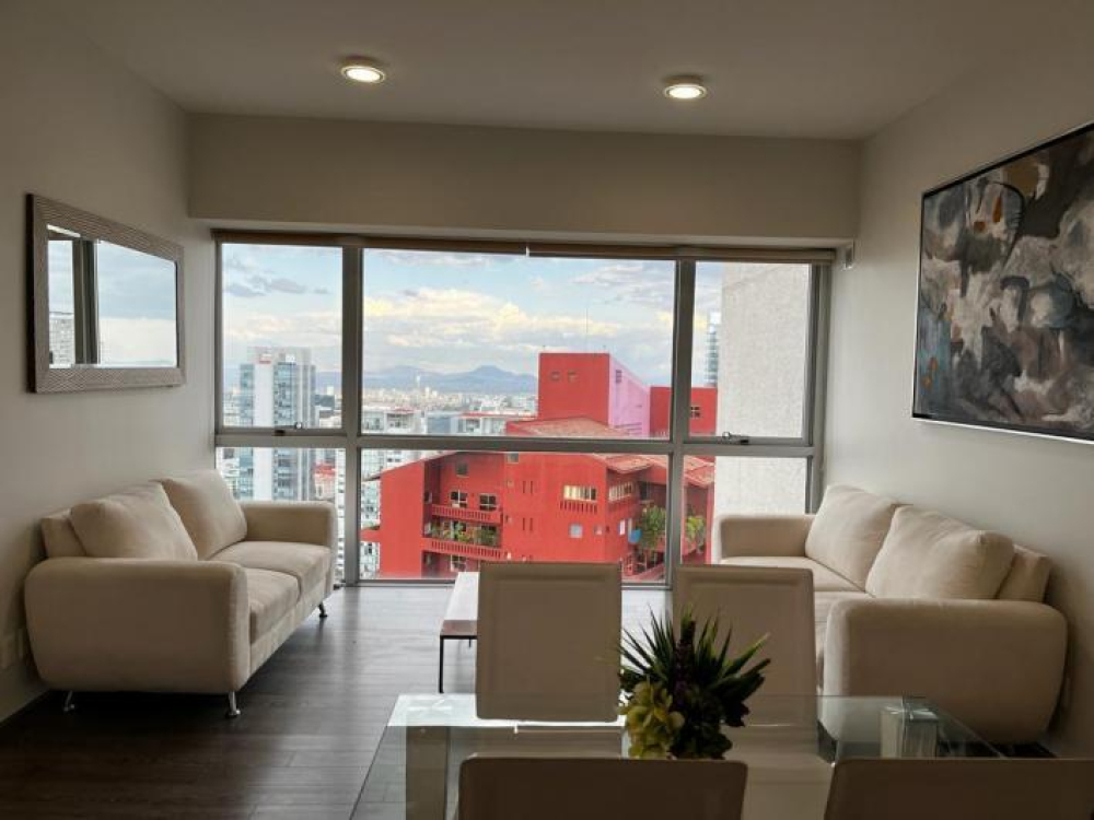 departamento en renta amueblado en santa fe -la cité