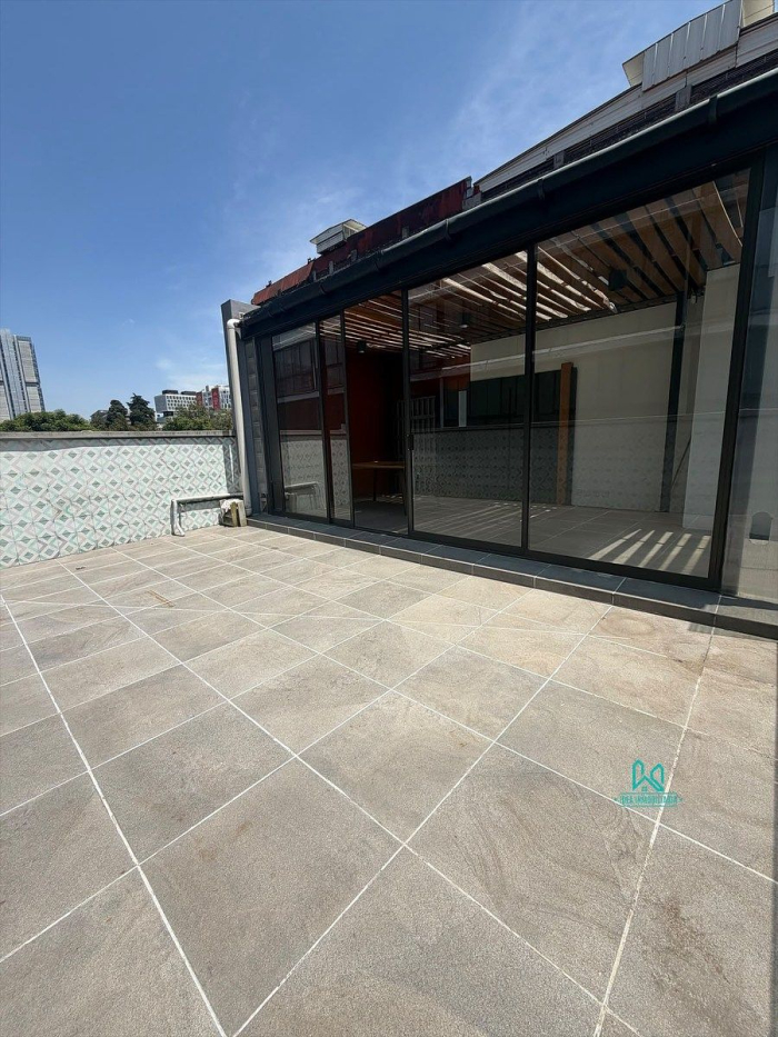 casa en condominio en renta con roof garden privado en san miguel chapultepec