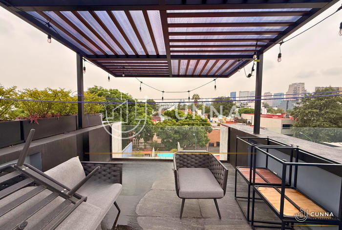 casa townhouse moliere amueblada en renta