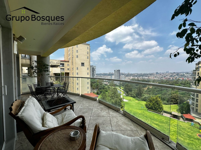 departamento en venta en palmeto 24 bosque real, huixquilucan