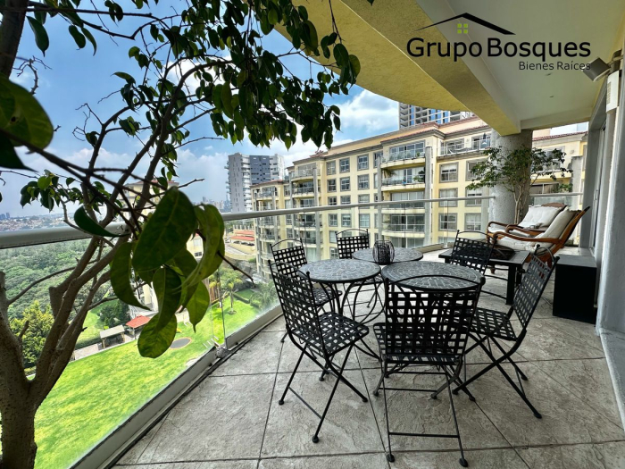 departamento en venta en palmeto 24 bosque real, huixquilucan