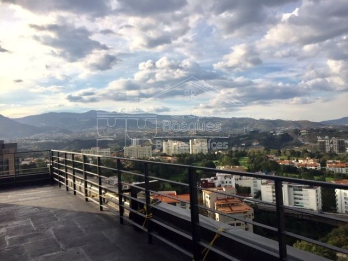 departamento penthouse en venta  en residencial binome, huixquilucan.