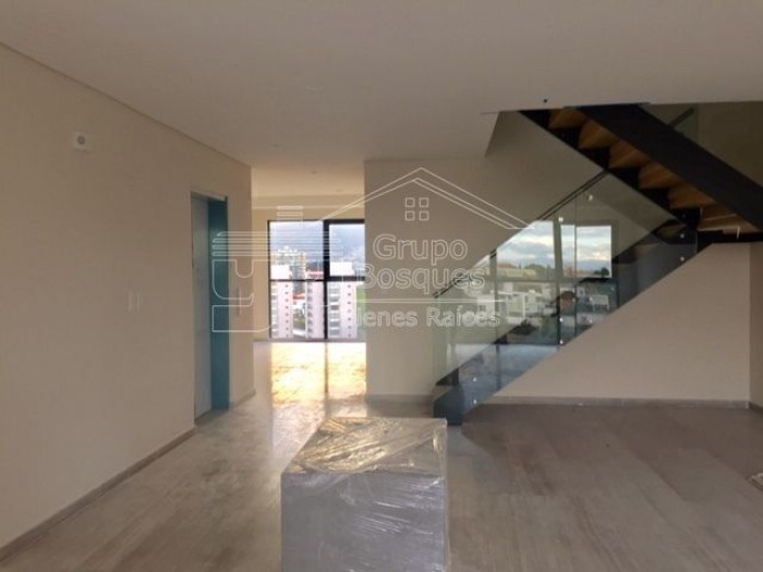 departamento penthouse en venta  en residencial binome, huixquilucan.