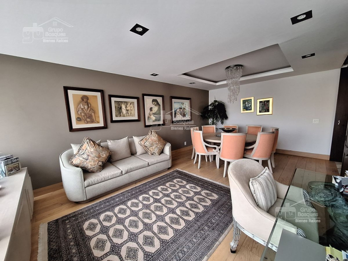 departamento en renta, bosques de las lomas, residencial la jolla