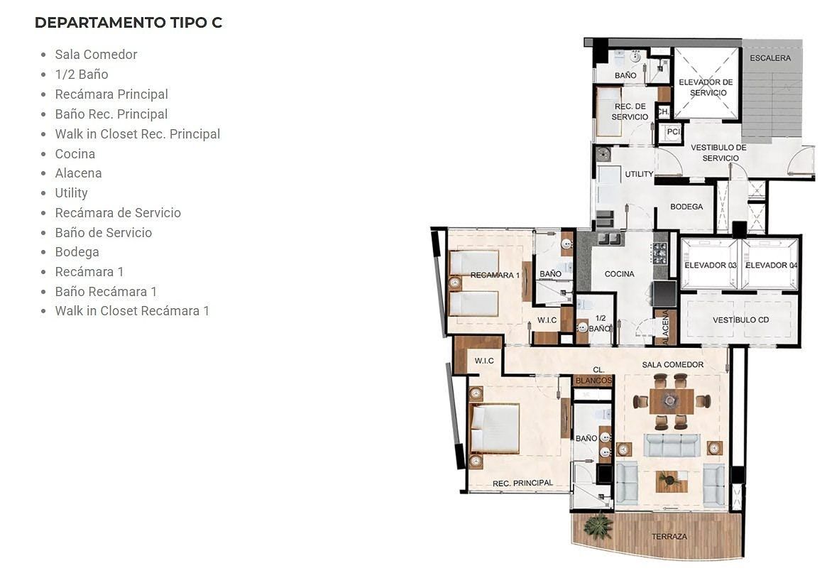 departamento en venta en blue towers by bosque real – excelente oportunidad