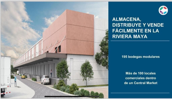 Local en venta en la Riviera Maya dentro de un centro de almacenamiento, distrib