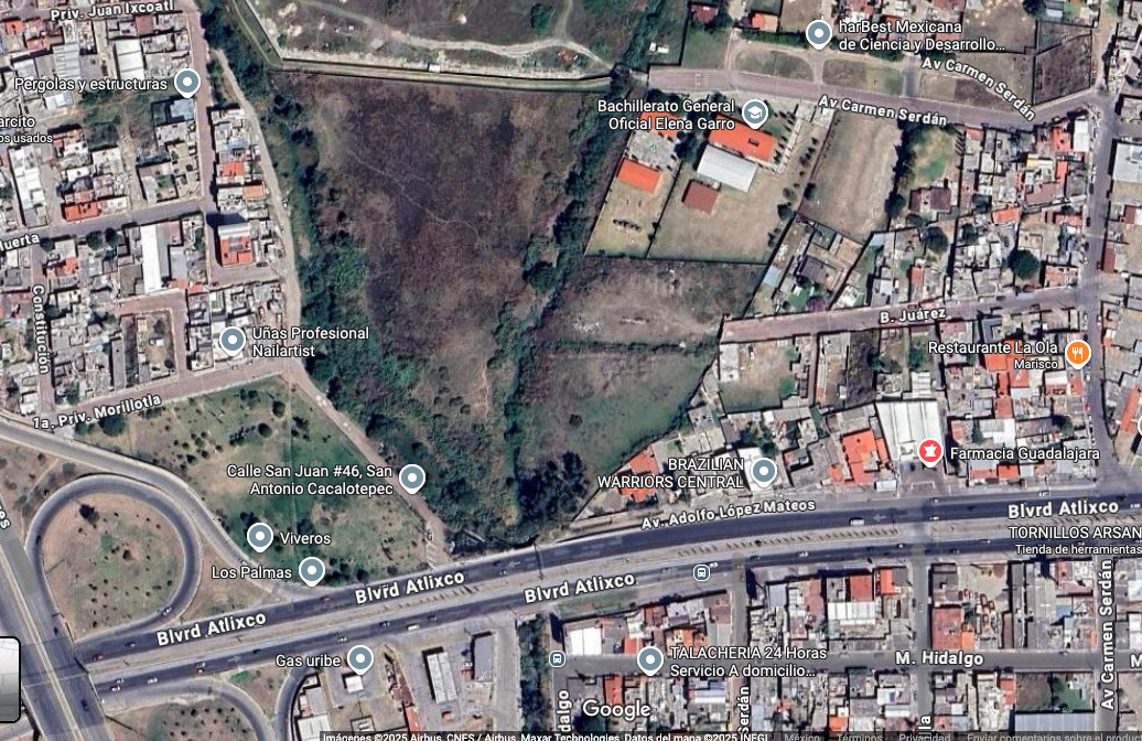venta terreno reserva territorial de atlixcayotl, puebla