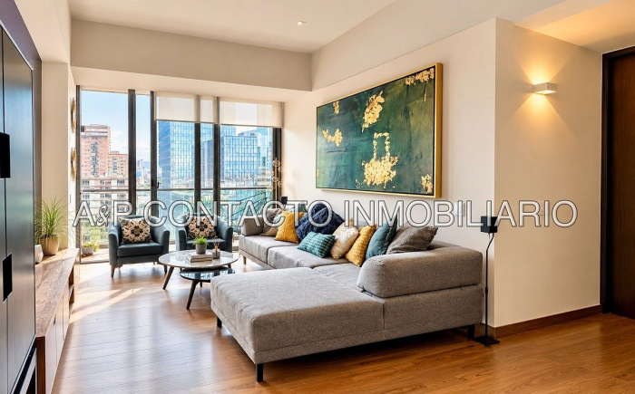 DEPARTAMENTO AMUEBLADO EN RENTA | BEGRAND  ALTO POLANCO · TORRE 3