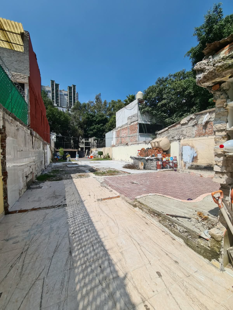 se vende terreno en uxmal santa cruz atoyac col. del valle, cdmx