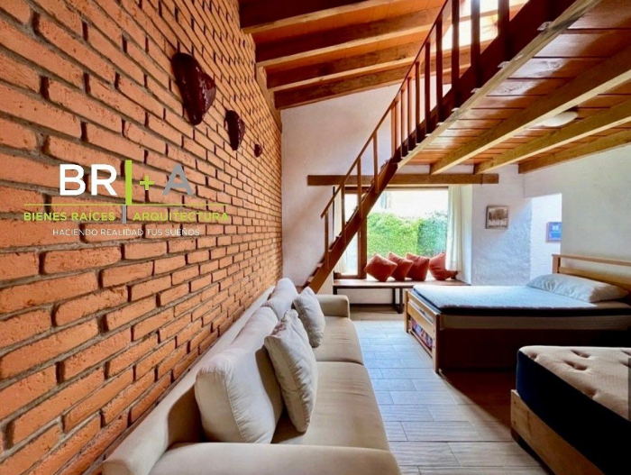 casa estilo rustico, en renta avandaro