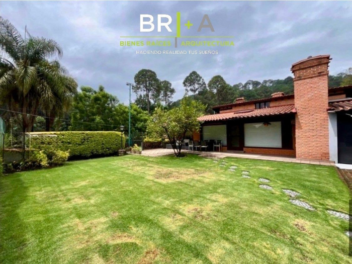 casa estilo rustico, en renta avandaro