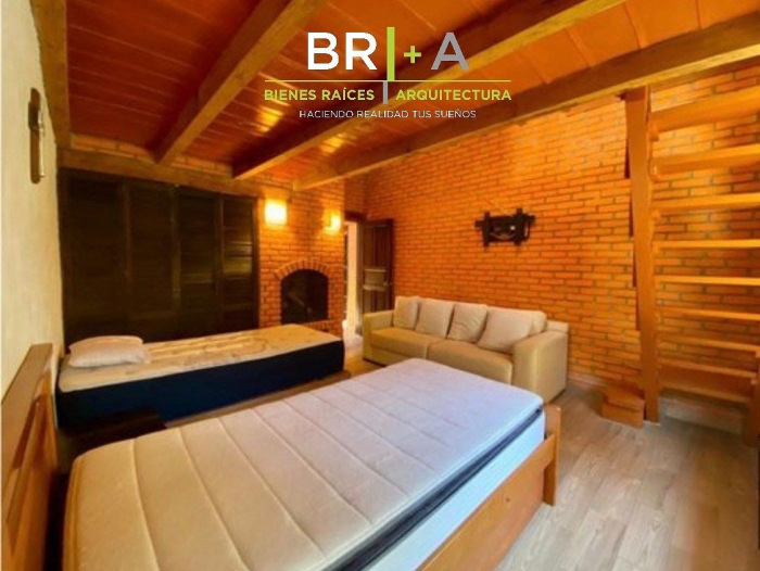 casa estilo rustico, en renta avandaro
