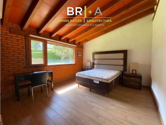 casa estilo rustico, en renta avandaro