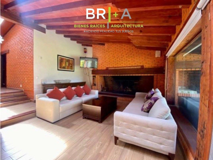 casa estilo rustico, en renta avandaro