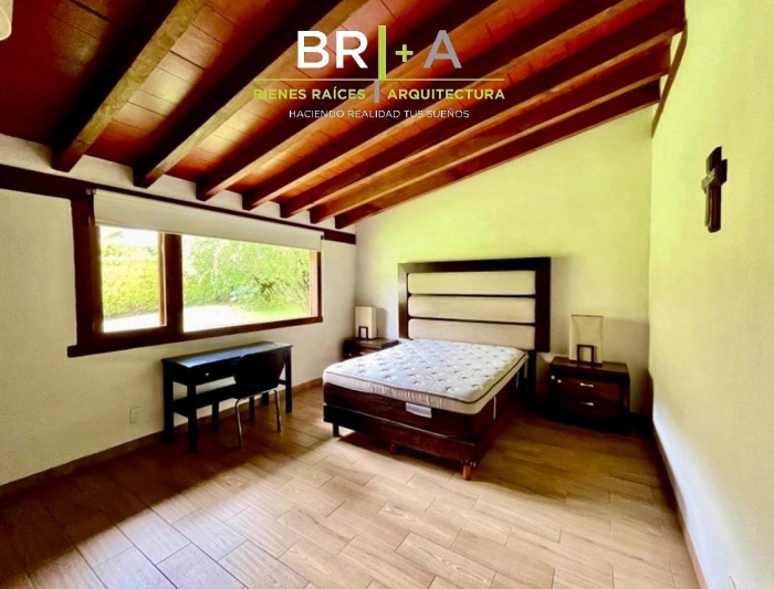 casa estilo rustico, en renta avandaro