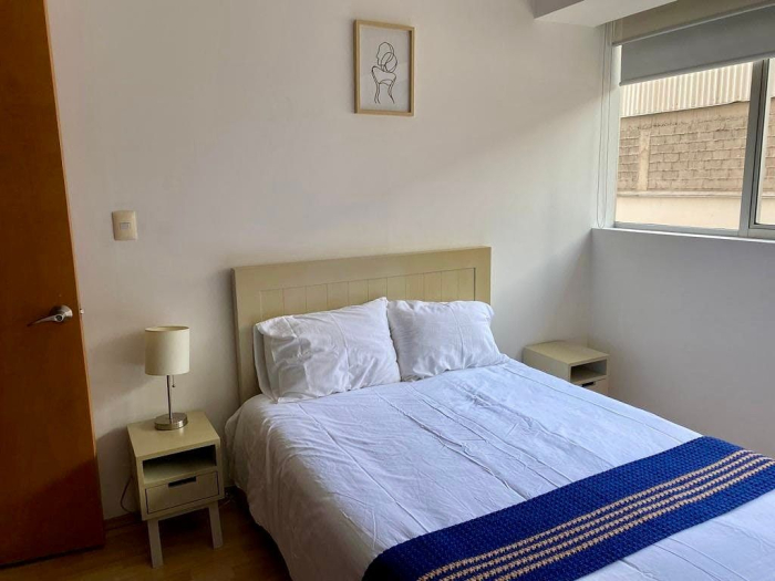 departamento amueblado en renta, en ampliación granada, cerca de polanco