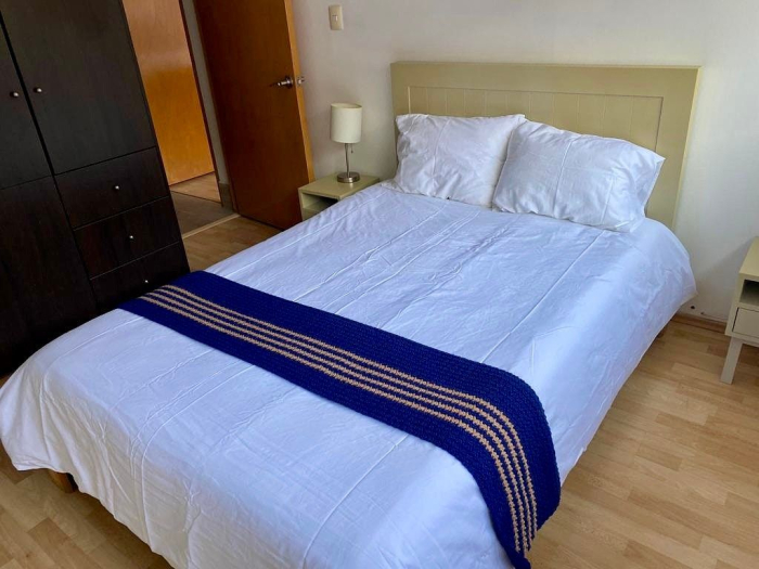 departamento amueblado en renta, en ampliación granada, cerca de polanco
