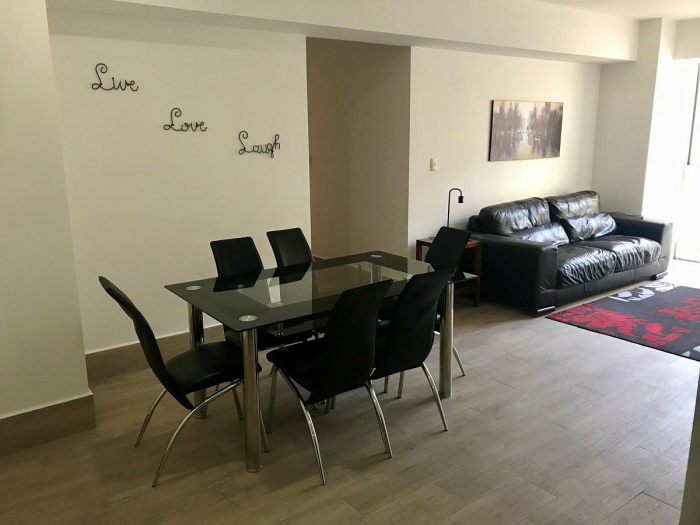 departamento amueblado en renta, en ampliación granada, cerca de polanco