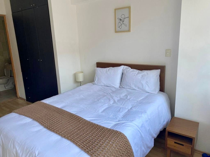 departamento amueblado en renta, en ampliación granada, cerca de polanco