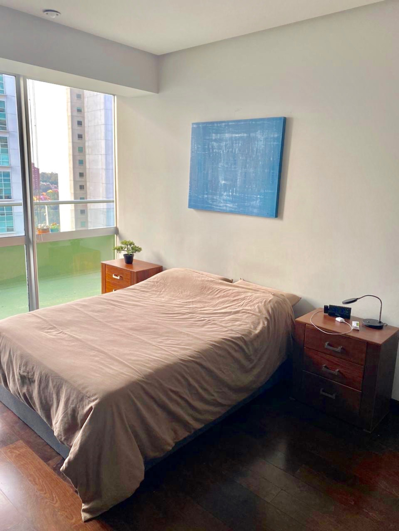 RENTO DEPARTAMENTO AMUEBLADO Y EQUIPADO EN AV. SANTA FE