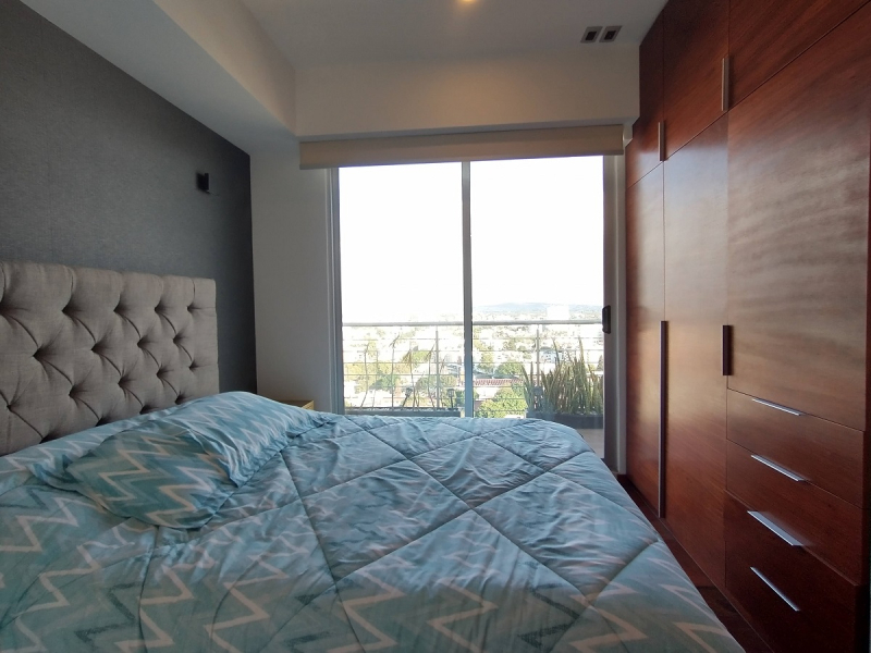 Renta Departamento Amueblado En City Towers Black Vista Volcanes, Piso 18