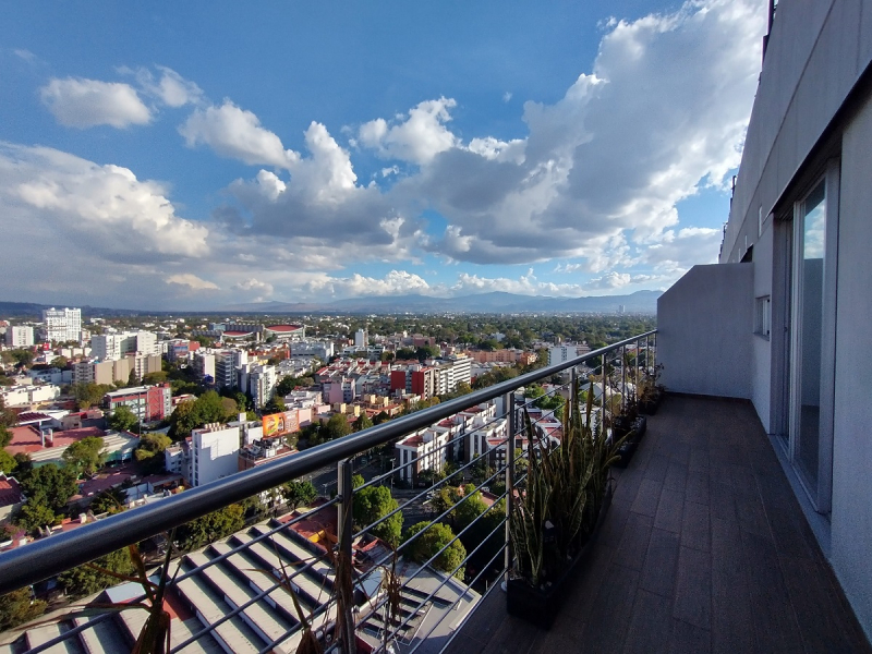 Renta Departamento Amueblado En City Towers Black Vista Volcanes, Piso 18